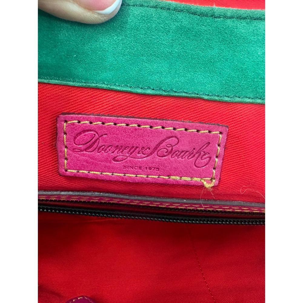 Dooney & Bourke‎ Florentine Satchel Hot Pink Leather Crossbody - Picture 3 of 11